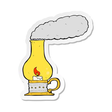 bir çizgi film fener etiket