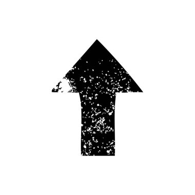 sıkıntılı sembolü işaret eden ok