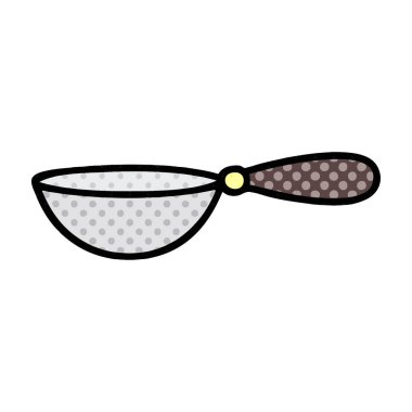 çizgi roman tarzı karikatür ölçme kaşık