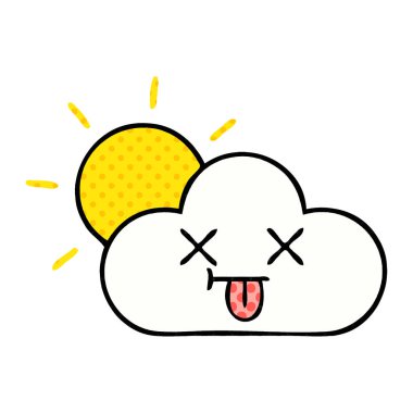 çizgi roman tarzı çizgi film sunshine ve bulut