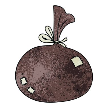 ilginç el karikatür çuval çekilmiş