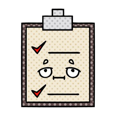 çizgi roman tarzı çizgi film kontrol listesi