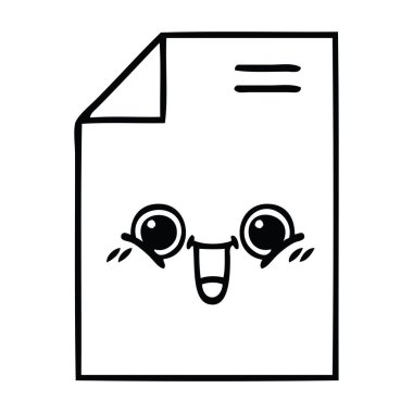 Çizim karikatür kağıdın 