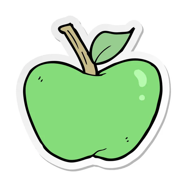 卡通苹果贴纸 — 图库矢量图片