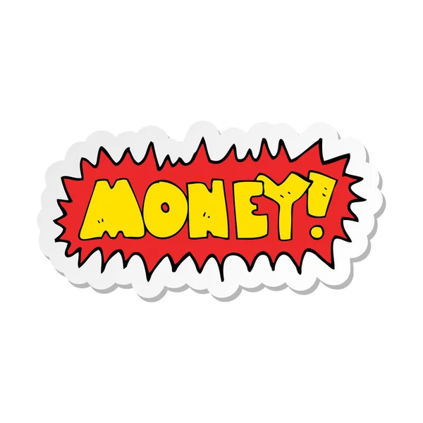 Naklejki z kreskówka pieniądze symbol — Wektor stockowy