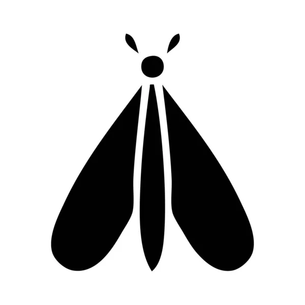 Бабочка с плоским символом — стоковый вектор