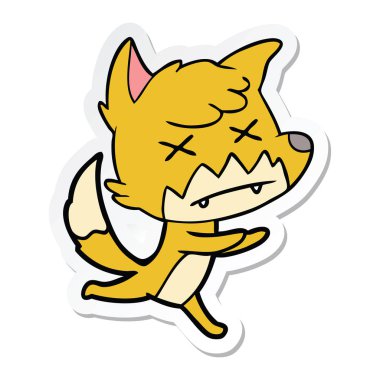 etiket karikatür ölü tilki