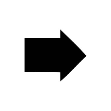 düz sembolü ok simgesi