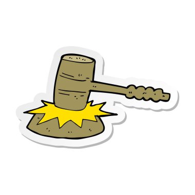 bir çizgi film tokmak cezalı etiket