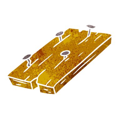 elle çizilmiş retro karikatür doodle çivi bir pansiyon