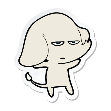 etiket rahatsız çizgi fil