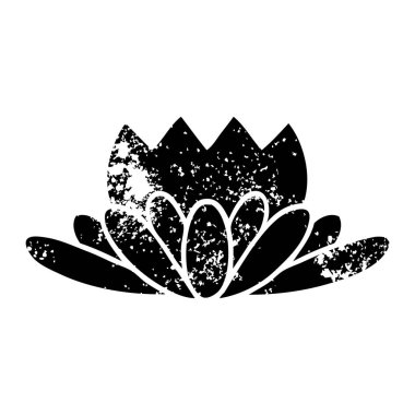 sıkıntılı bir çiçek sembolü