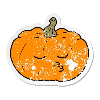 bir çizgi film kabak sıkıntılı etiket