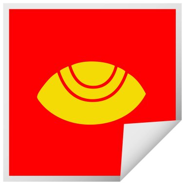 etiket karikatür ararken bir göz peeling Meydanı