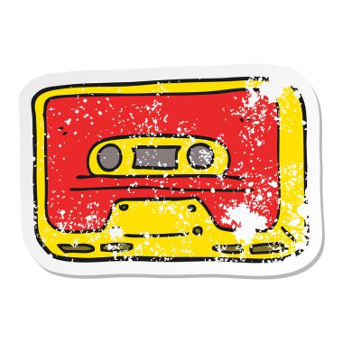 çizgi film eski teyp kaseti sıkıntılı etiket