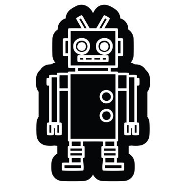 Robot simgesi simgesi dans