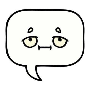 çizgi roman tarzı karikatür konuşma balonu