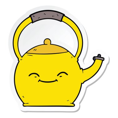 etiket bir karikatür Kettle