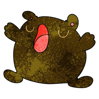 çizgi film şarkı ayı ilginç el çekilmiş