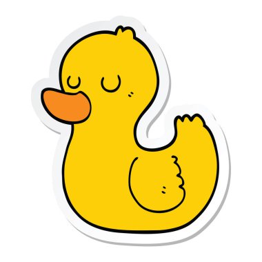 etiket karikatür ördek