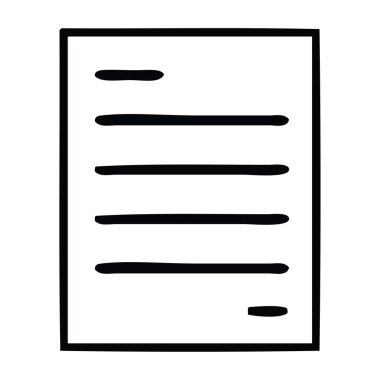 bir parça kağıt çizim karikatür