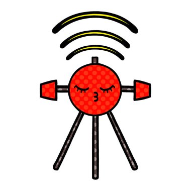 çizgi roman tarzı çizgi film uydu