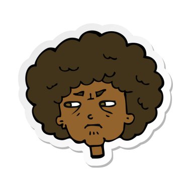 çizgi film acı yaşlı kadın etiketi