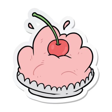 bir çizgi film tatlının etiket