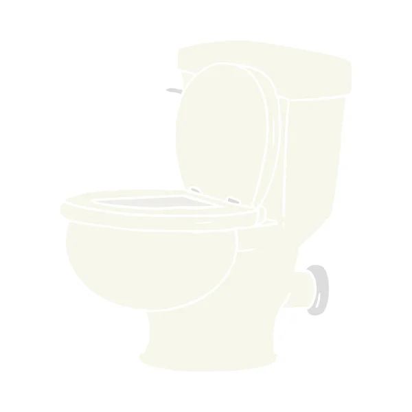 Handgezeichnetes Cartoon Doodle Einer Toilette Badezimmer — Stockvektor