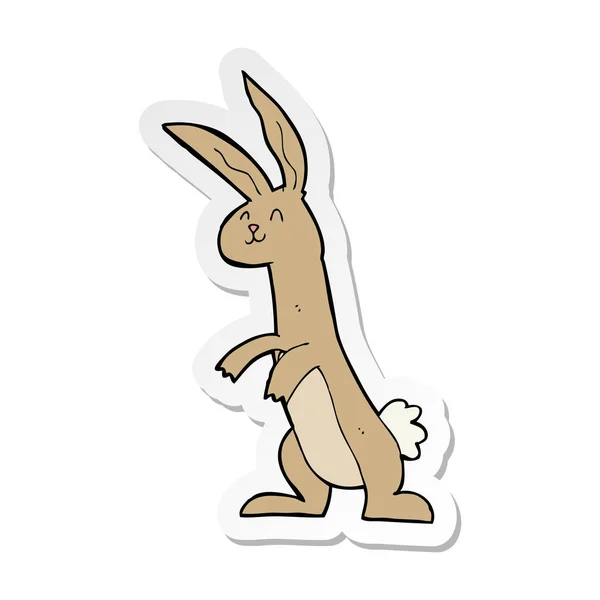 卡通兔贴纸 — 图库矢量图片