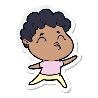 surat asmayı bir çizgi film adamın etiket