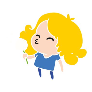 şirin kawaii kız çizgi film