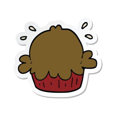 etiket sevimli çizgi pastası