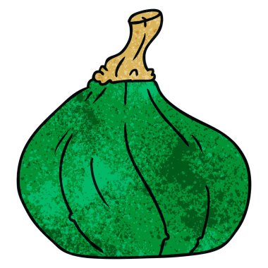 dokulu karikatür doodle bir Squash