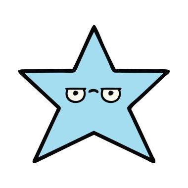 sevimli çizgi yıldız balık