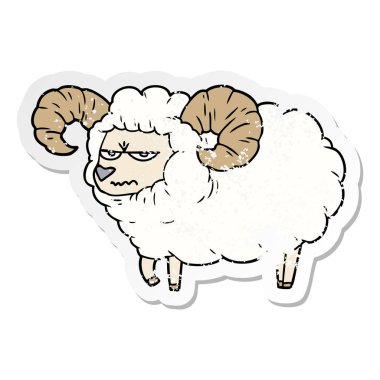 bir çizgi film kızgın RAM sıkıntılı etiket