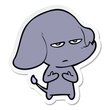 etiket rahatsız çizgi fil