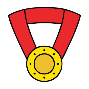 sevimli çizgi altın madalya