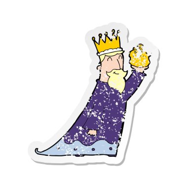 Retro Üç Akil Adam bir etiket sıkıntılı