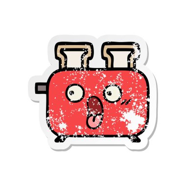 sevimli çizgi dolusu sıkıntılı etiket