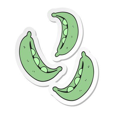 etiket bir karikatür bezelye