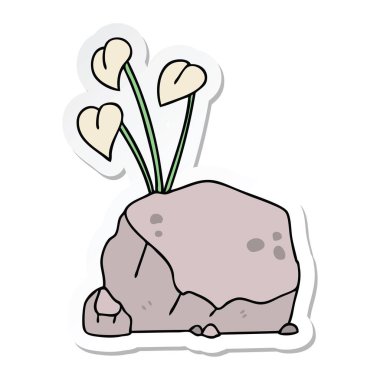 ilginç bir el etiket karikatür üzüm çizilmiş