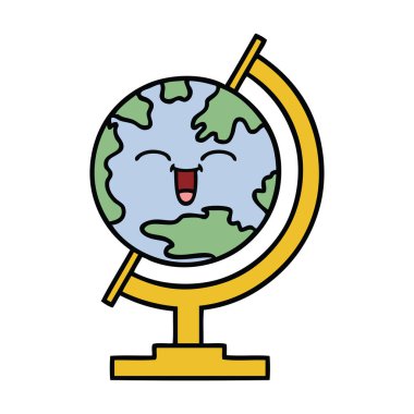 sevimli çizgi küre Dünya