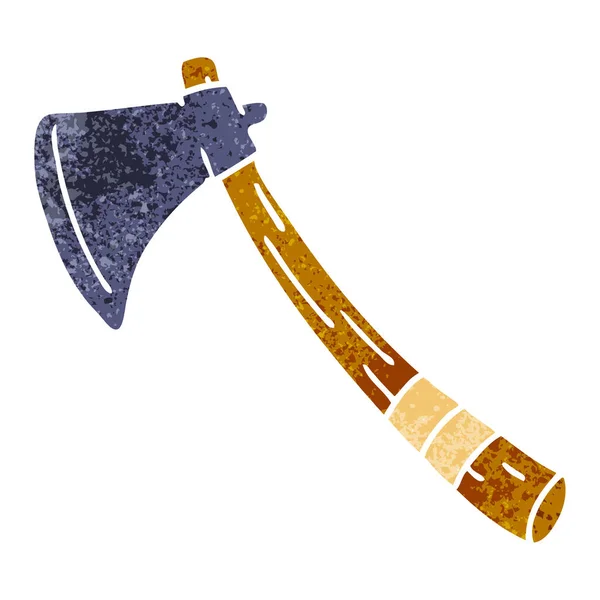 Klasyka kreskówka doodle ogród Axe — Wektor stockowy