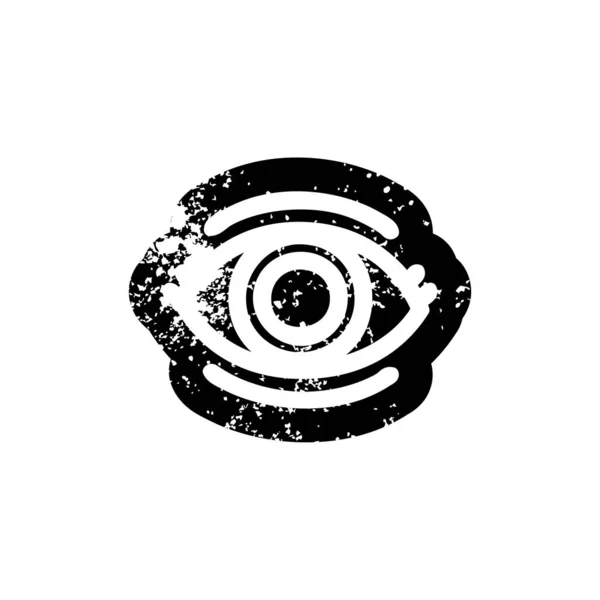 Staring eye icon — Stock Vector