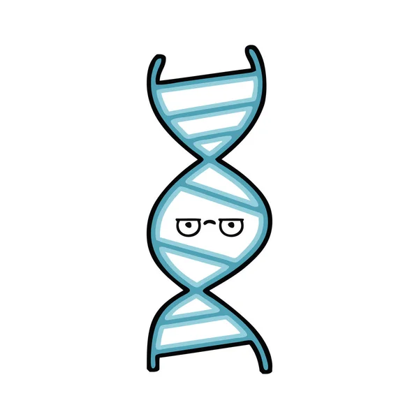 Симпатичный мультфильм ДНК — стоковый вектор