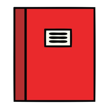 bir günlük kitap sevimli çizgi