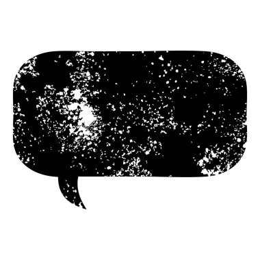 sıkıntılı sembolü konuşma balonu