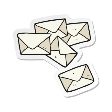 etiket bir karikatür harflerin