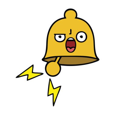 sevimli çizgi zil çan